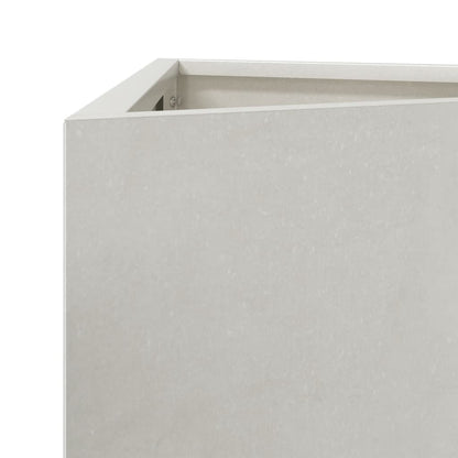 Pflanzkübel Dreieckig 30X26X75 Cm Edelstahl