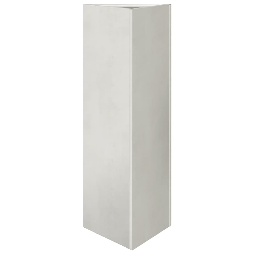 Pflanzkübel 2 Stk. Dreieckig 30X26X75 Cm Edelstahl