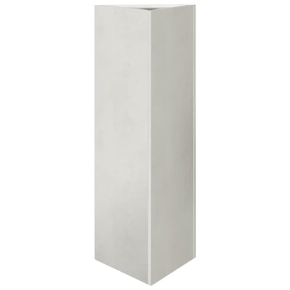 Pflanzkübel 2 Stk. Dreieckig 30X26X75 Cm Edelstahl
