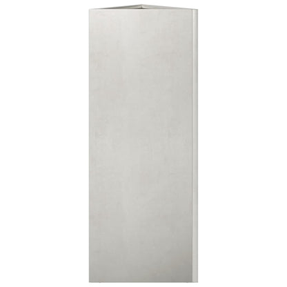 Pflanzkübel 2 Stk. Dreieckig 30X26X75 Cm Edelstahl