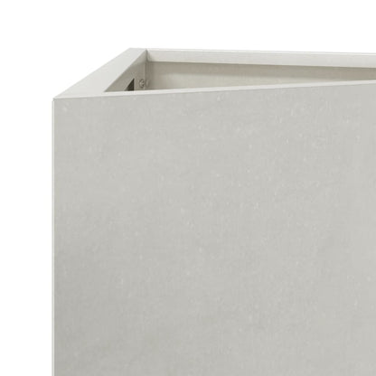 Pflanzkübel 2 Stk. Dreieckig 30X26X75 Cm Edelstahl