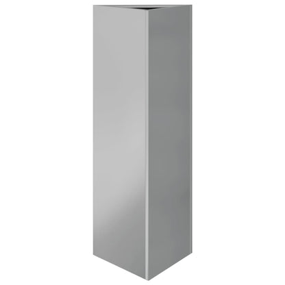 Pflanzkübel Dreieckig 30X26X75 Cm Verzinkter Stahl