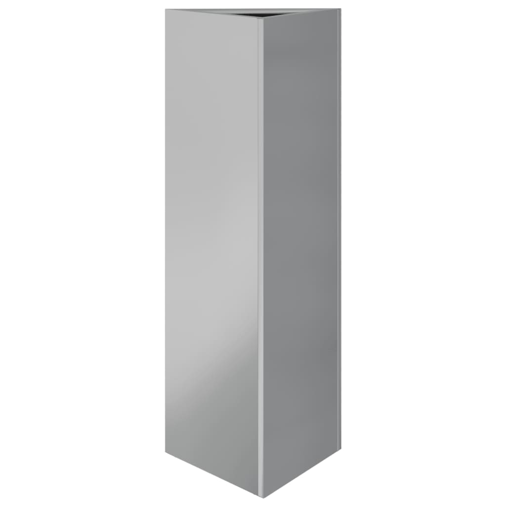 Pflanzkübel 2 Stk. Dreieckig 30X26X75 Cm Verzinkter Stahl