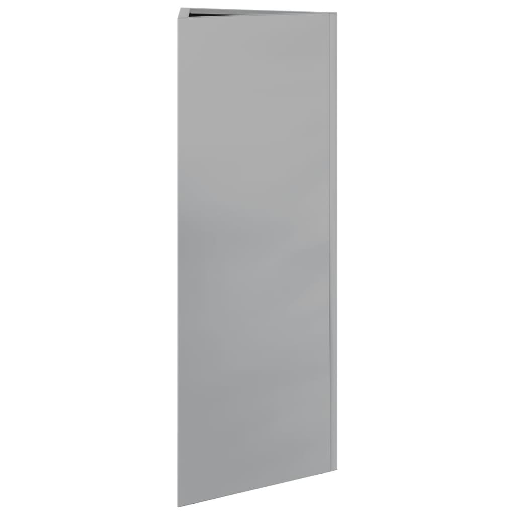 Pflanzkübel 2 Stk. Dreieckig 30X26X75 Cm Verzinkter Stahl