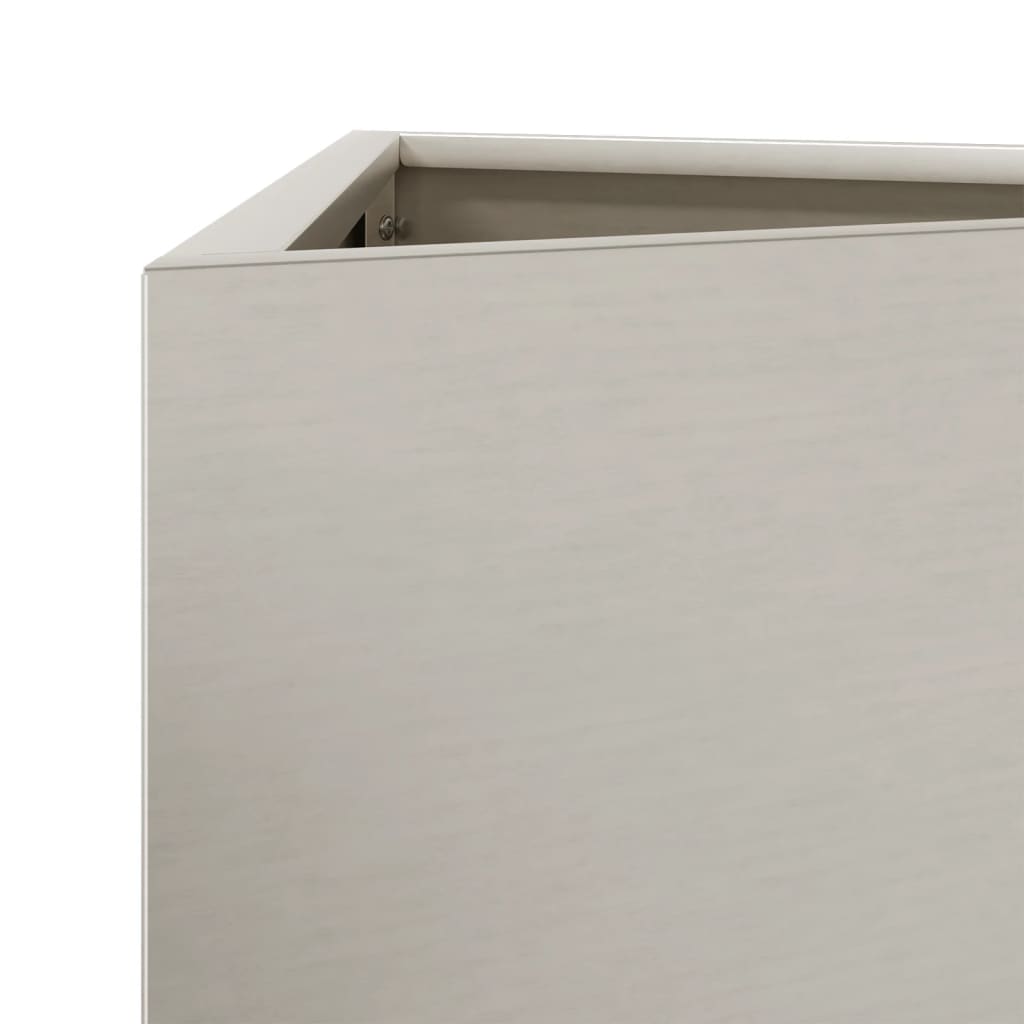 Pflanzkübel 2 Stk. Dreieckig 30X26X75 Cm Wetterfester Stahl