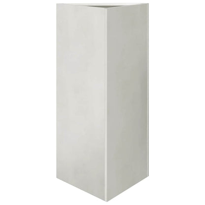 Pflanzkübel 2 Stk. Dreieckig 40X34,5X75 Cm Edelstahl