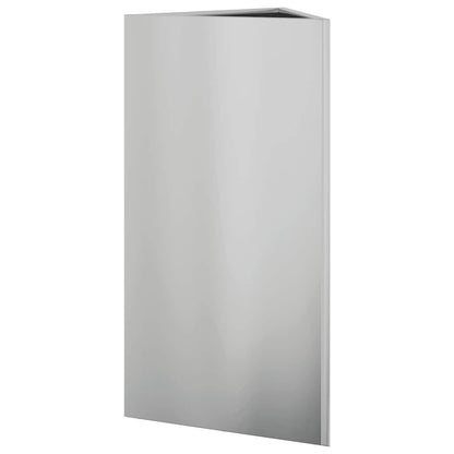 Pflanzkübel Dreieckig 40X34,5X75 Cm Verzinkter Stahl