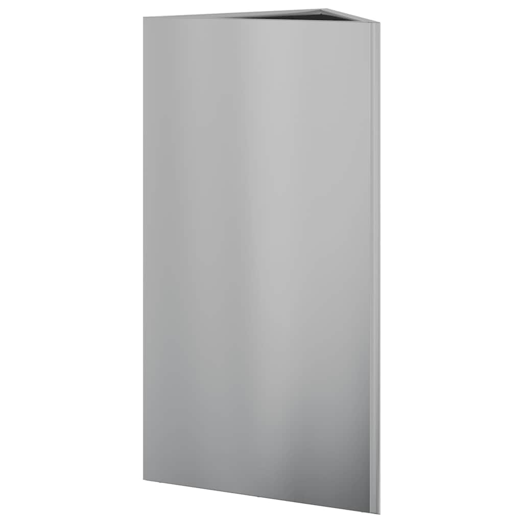 Pflanzkübel 2 Stk. Dreieckig 40X34,5X75 Cm Verzinkter Stahl