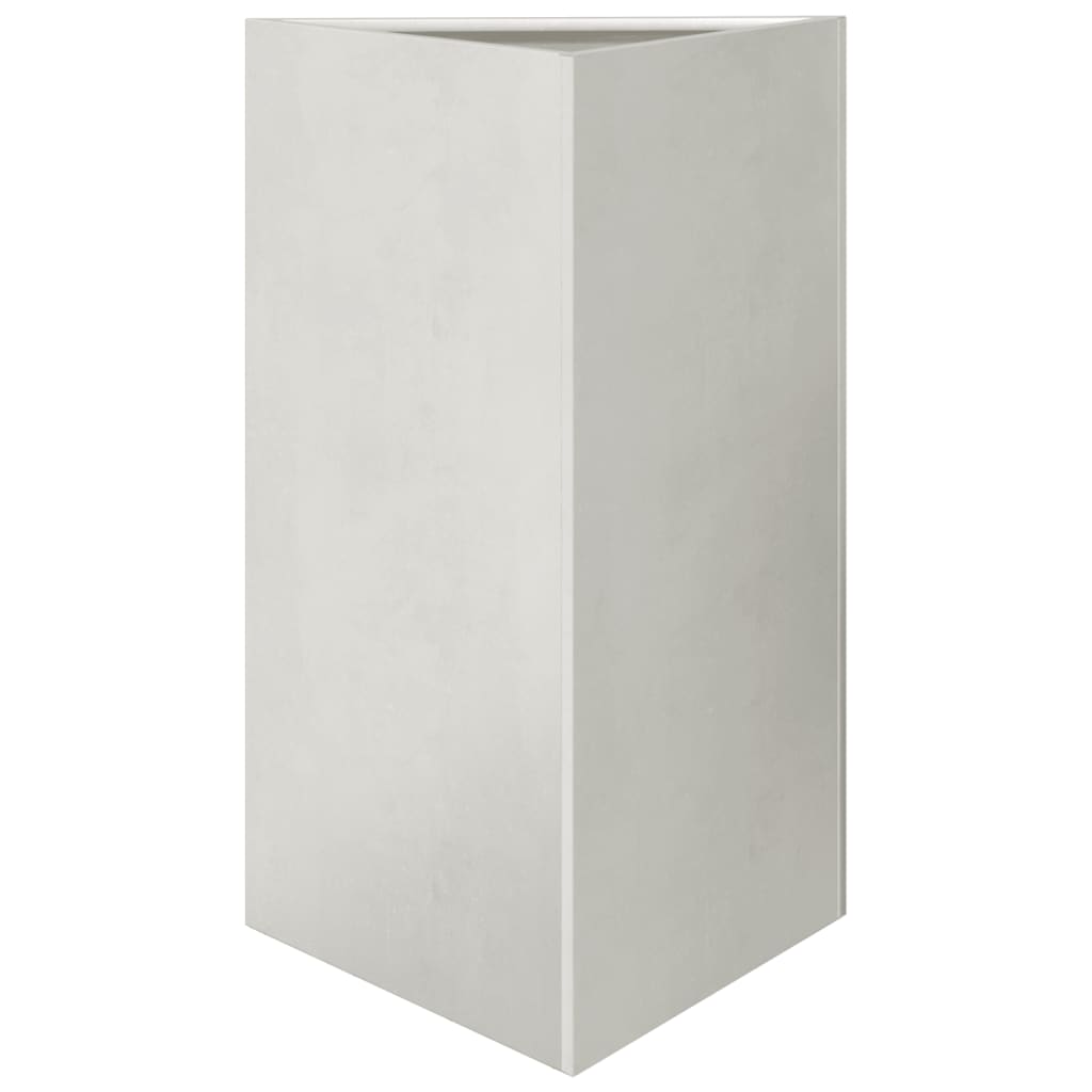 Pflanzkübel 2 Stk. Dreieckig 50X43X75 Cm Edelstahl