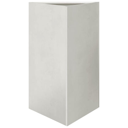 Pflanzkübel 2 Stk. Dreieckig 50X43X75 Cm Edelstahl
