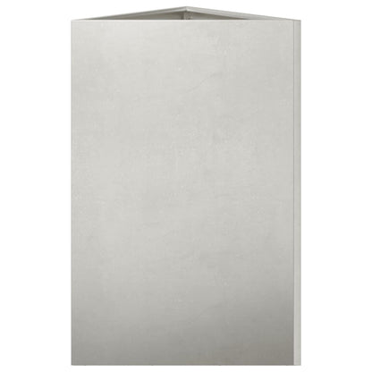 Pflanzkübel 2 Stk. Dreieckig 50X43X75 Cm Edelstahl