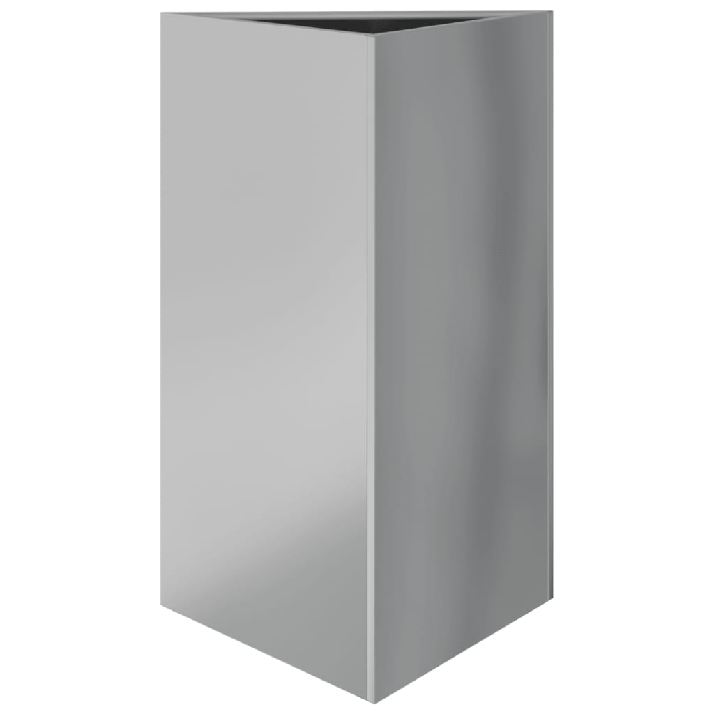 Pflanzkübel Dreieckig 50X43X75 Cm Verzinkter Stahl