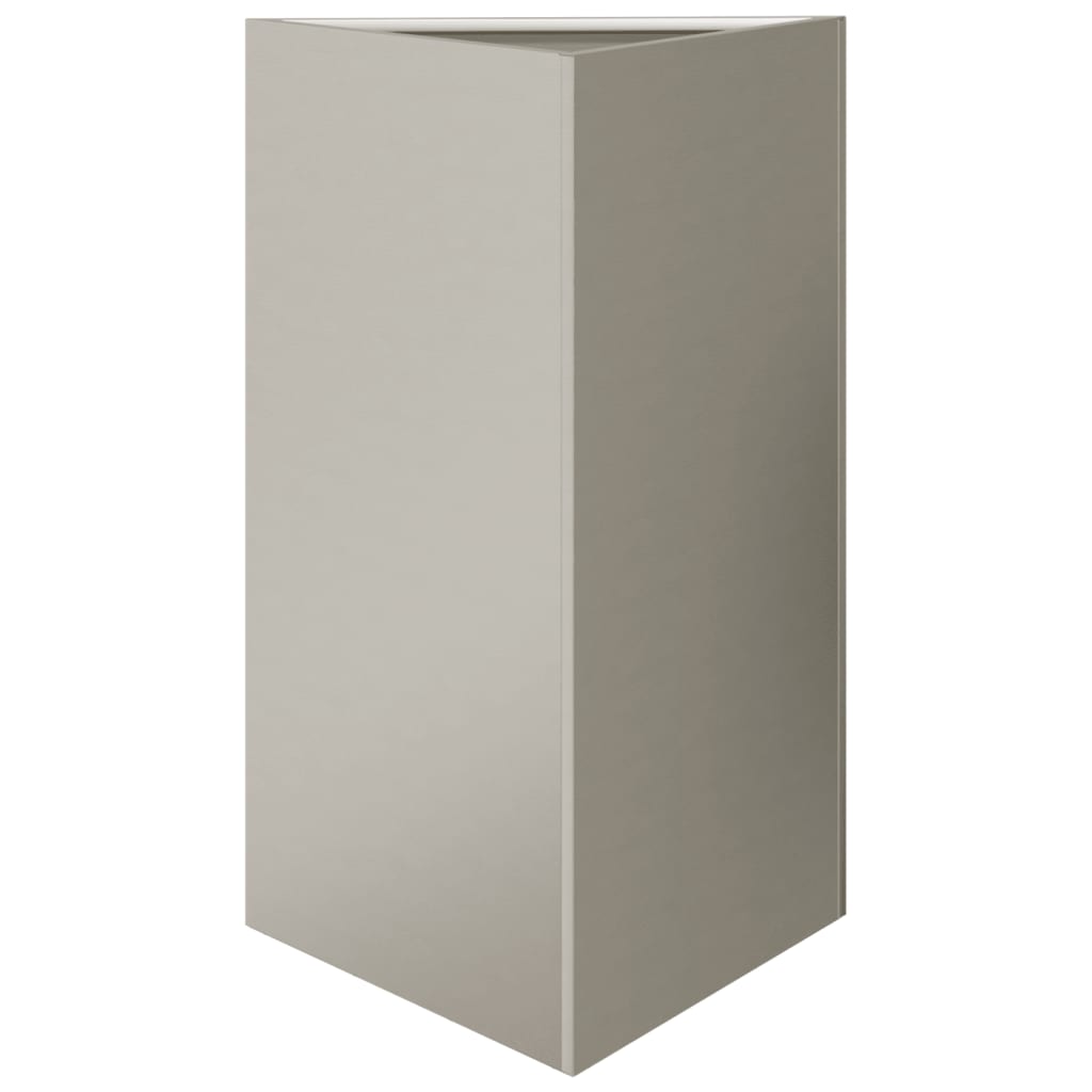 Pflanzkübel 2 Stk. Dreieckig 50X43X75 Cm Wetterfester Stahl
