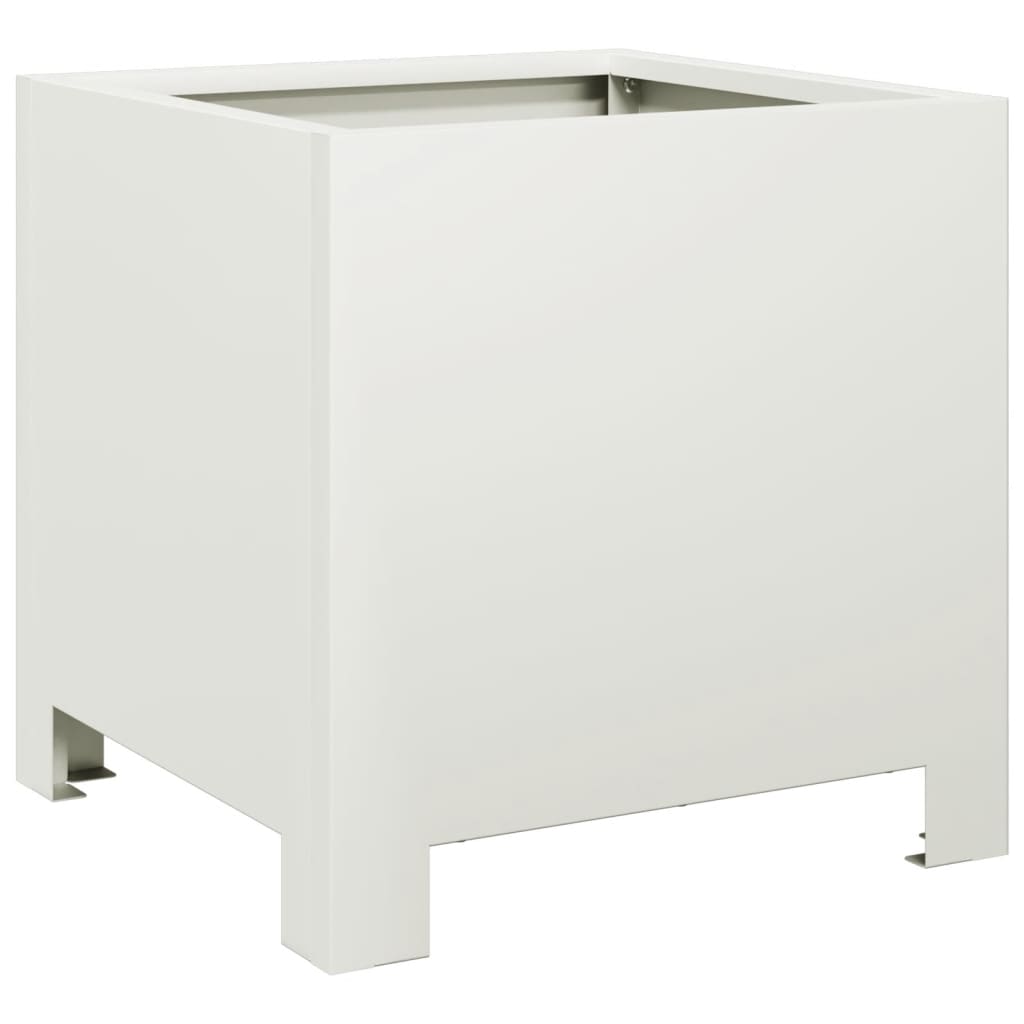 Pflanzkübel Weiß 30X30X30 Stahl