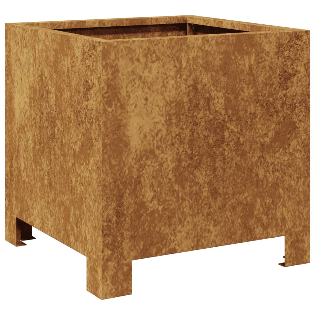Pflanzkübel 2 Stk. 30X30X30 Cm Wetterfester Stahl