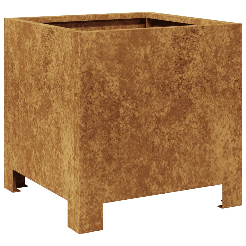 Pflanzkübel 2 Stk. 30X30X30 Cm Wetterfester Stahl