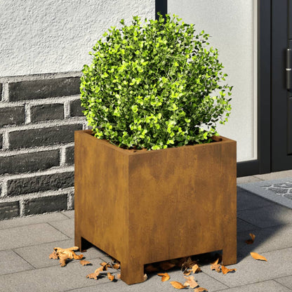 Pflanzkübel 2 Stk. 30X30X30 Cm Wetterfester Stahl