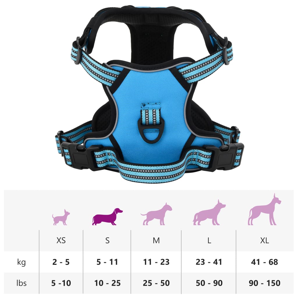 Hundegechirr Reflektierend Vertellbar