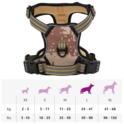 Hundegeschirr Reflektierend Verstellbar L