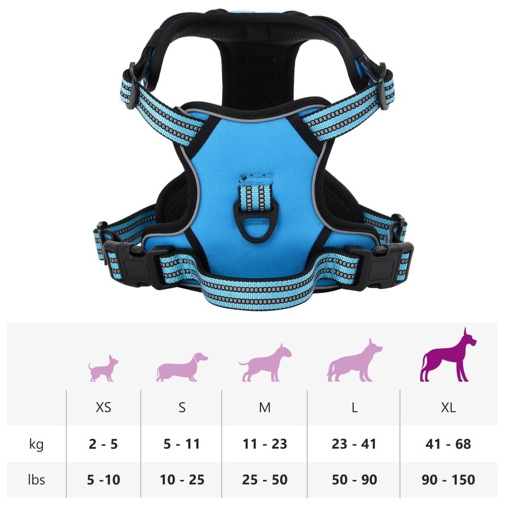 Hundegeschirr Reflektierend Verstellbar Xl