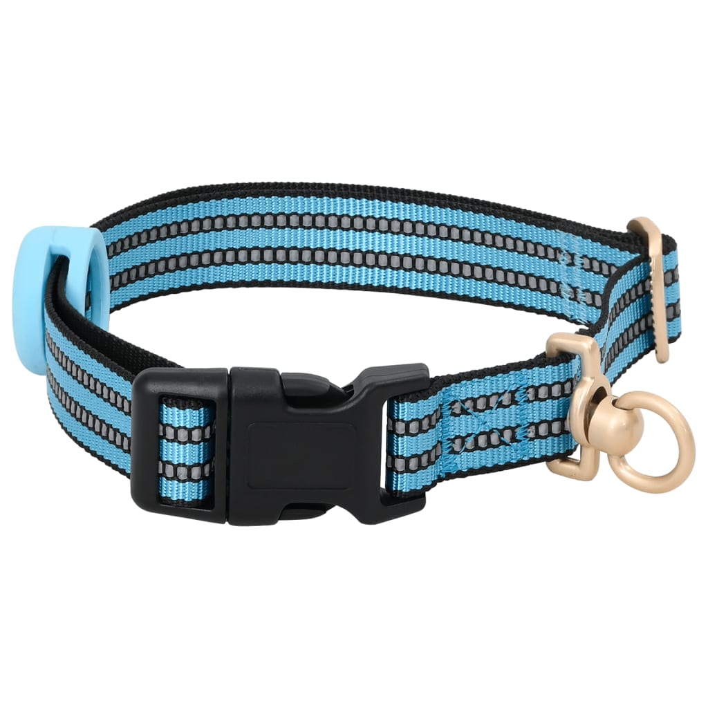 Hundegeschirr Mit Leine & Halsband Verstellbar Blau M