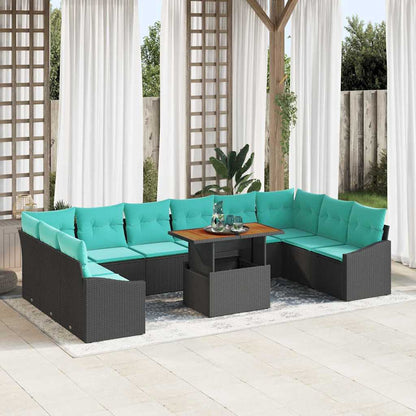 Garten Essgruppe Mit Kissen 11 Pcs Und Teal