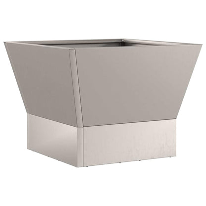 Feuerstelle Braun 40 X 40 X 35 Cm Wetterfeststahl