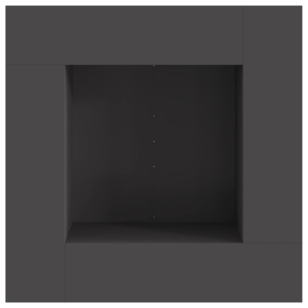 Feuerstelle Schwarz Stahl