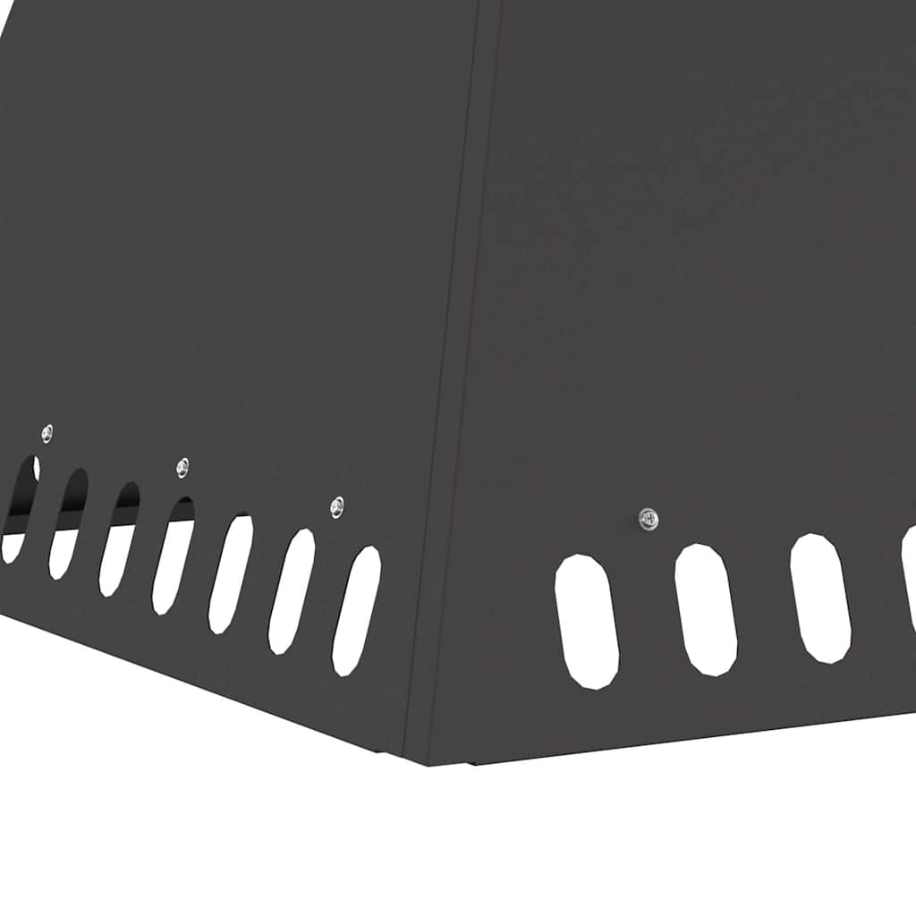 Feuerstelle Schwarz Stahl