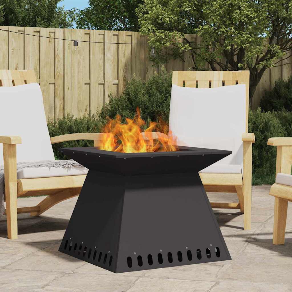 Feuerstelle Schwarz Stahl