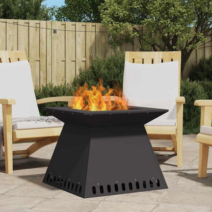 Feuerstelle Schwarz Stahl