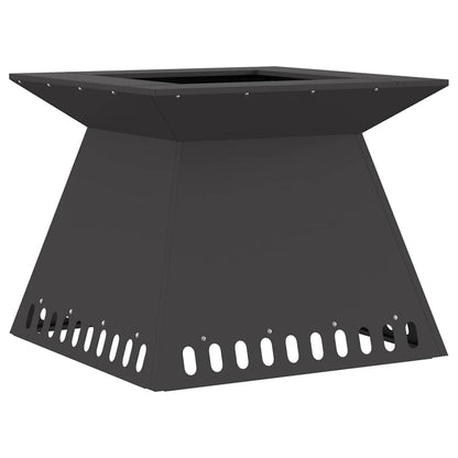 Feuerstelle Schwarz Stahl