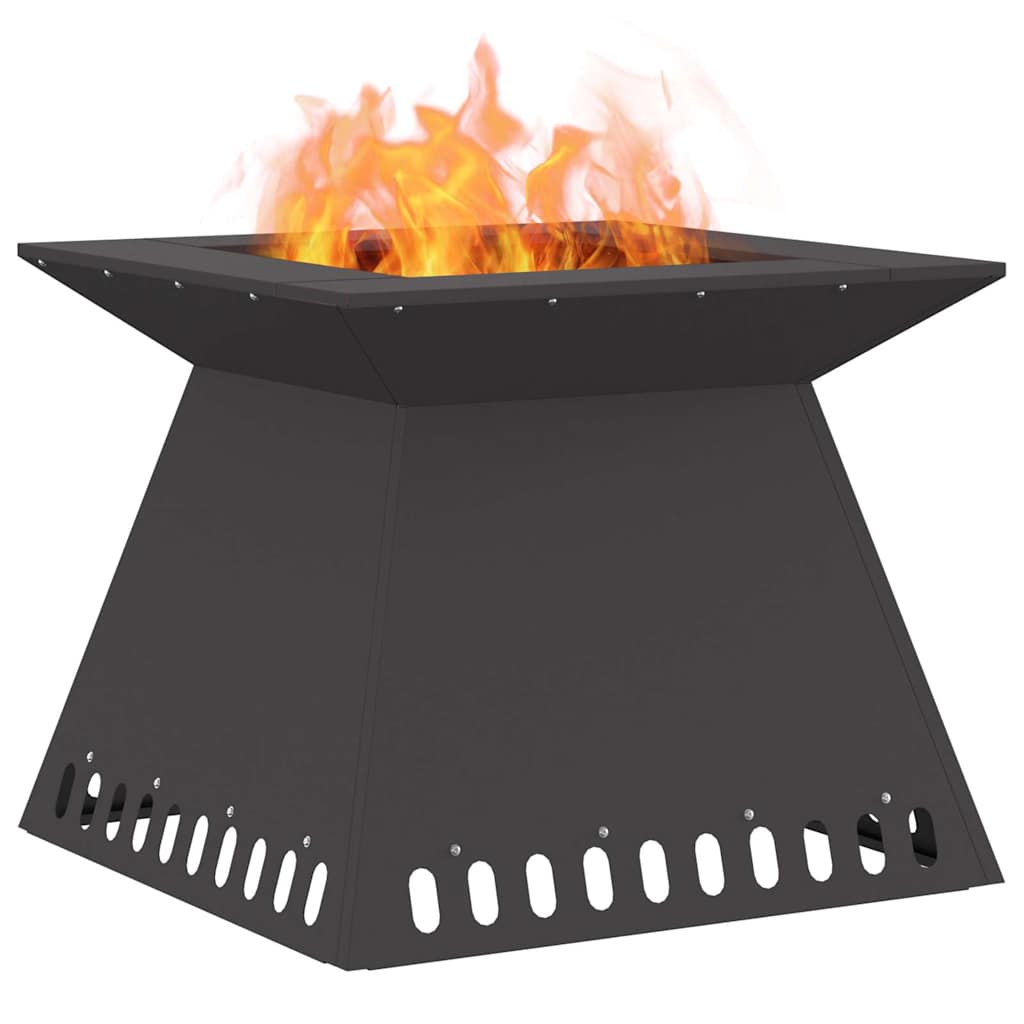 Feuerstelle Schwarz Stahl