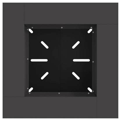 Feuerstelle Schwarz Stahl