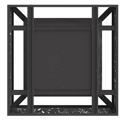 Feuerstelle Schwarz Stahl