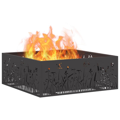 Feuerstelle Schwarz Stahl