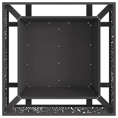 Feuerstelle Schwarz Stahl