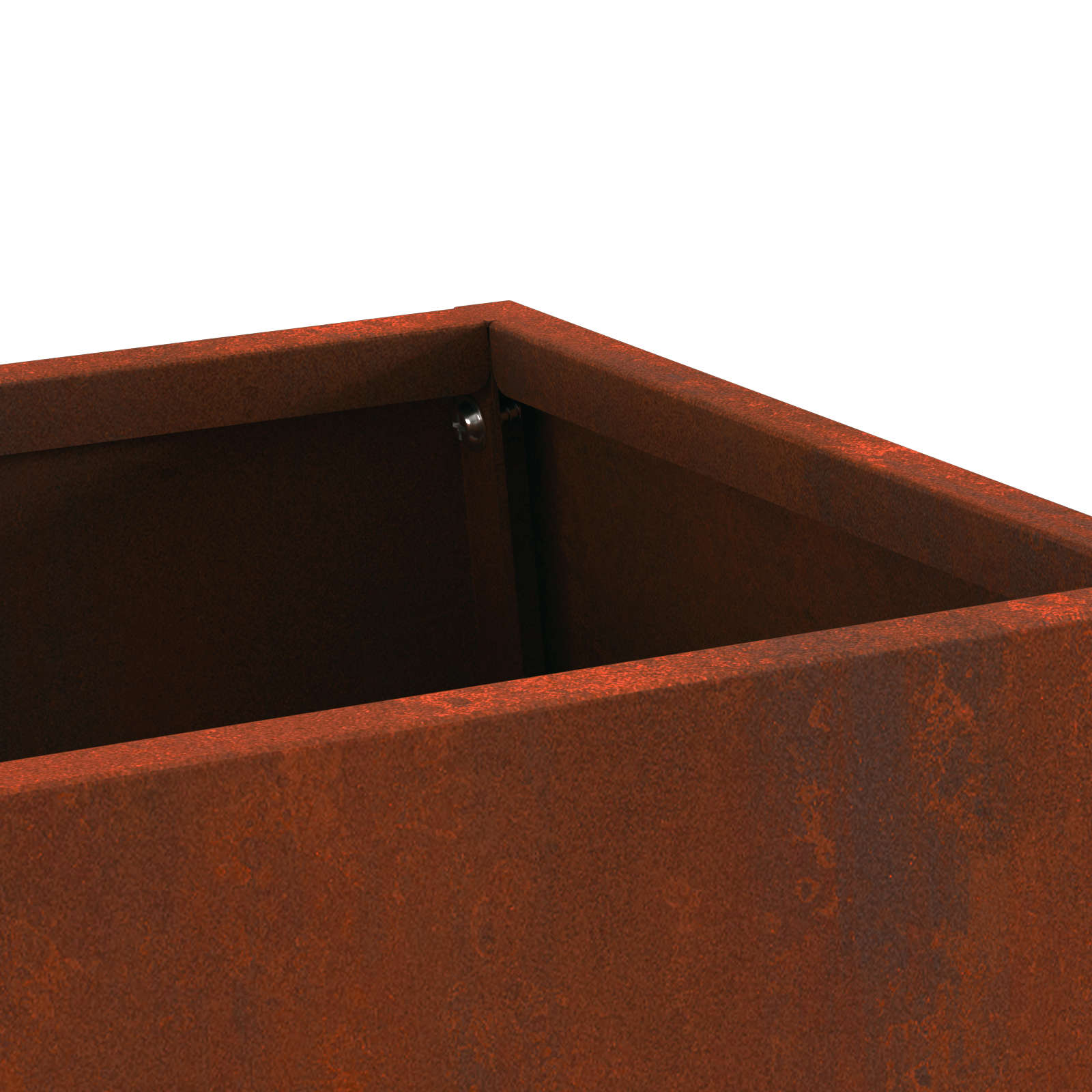 Feuerstelle Braun 60 X 35 X 100 Cm Wetterfeststahl
