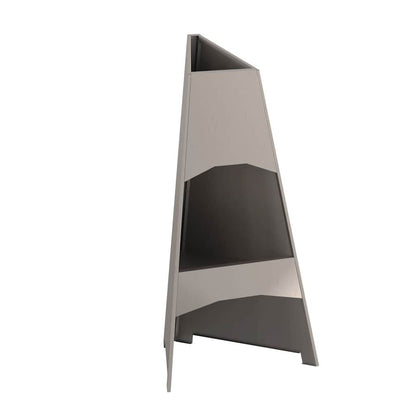 Feuerstelle Braun 50 X 50 X 95 Cm Wetterfeststahl