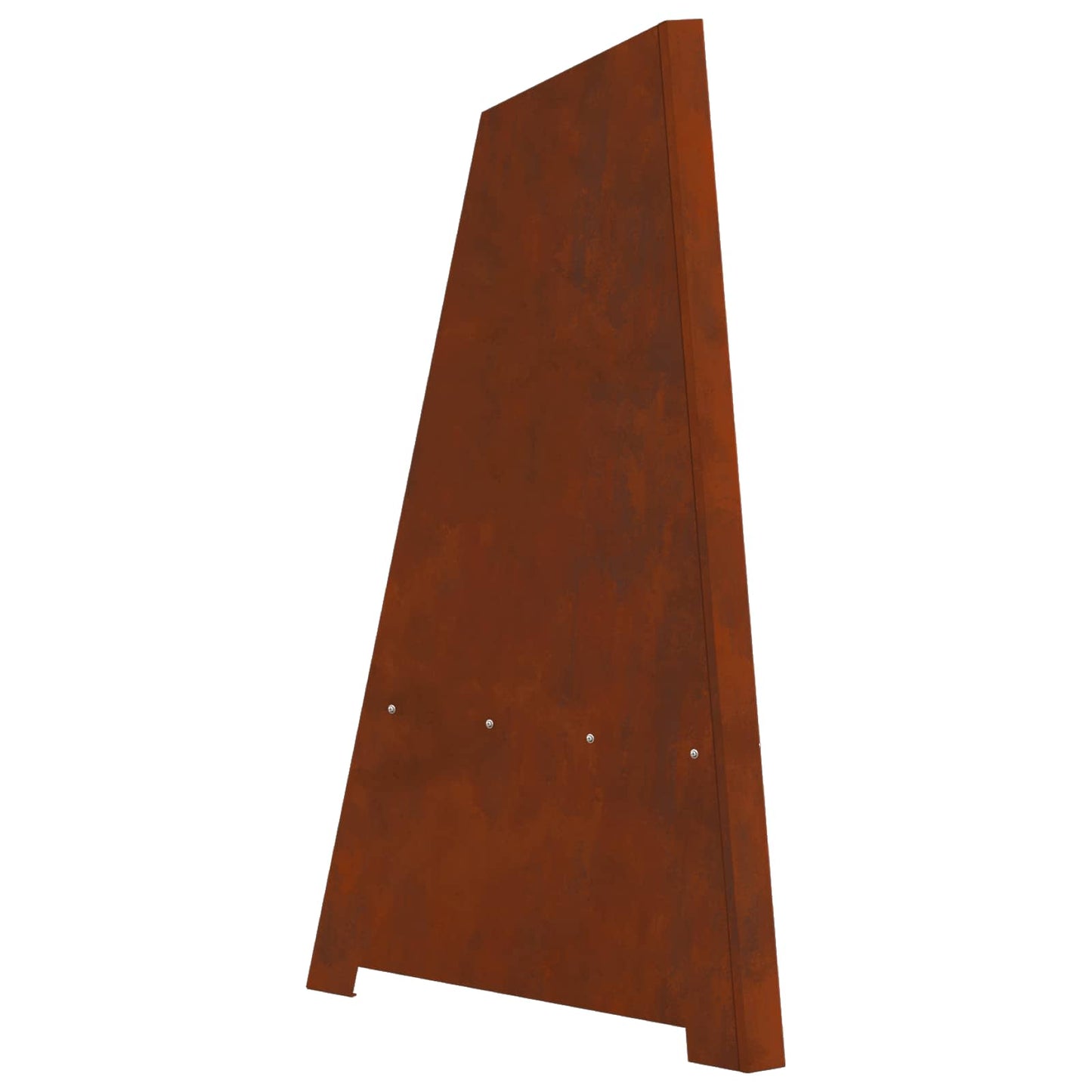 Feuerstelle Braun 50 X 50 X 95 Cm Wetterfeststahl