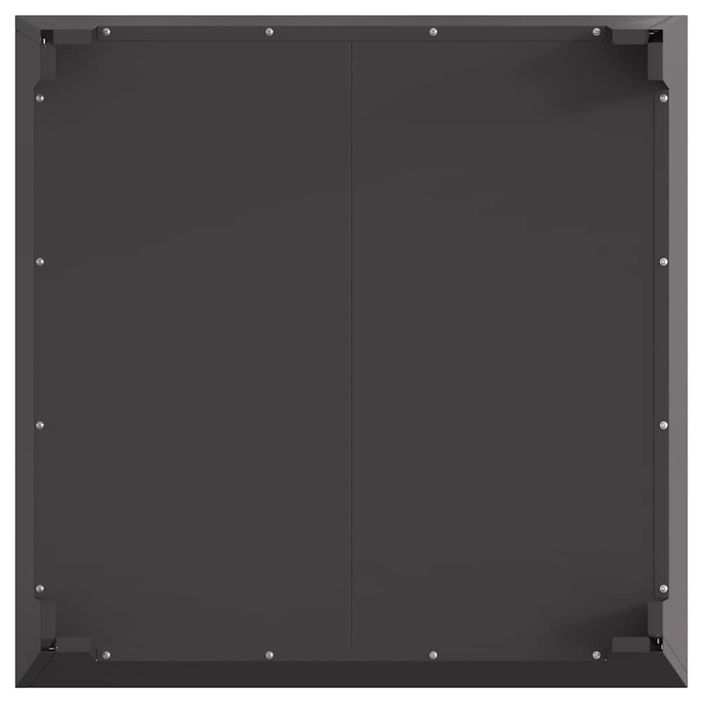 Feuerstelle Schwarz Stahl