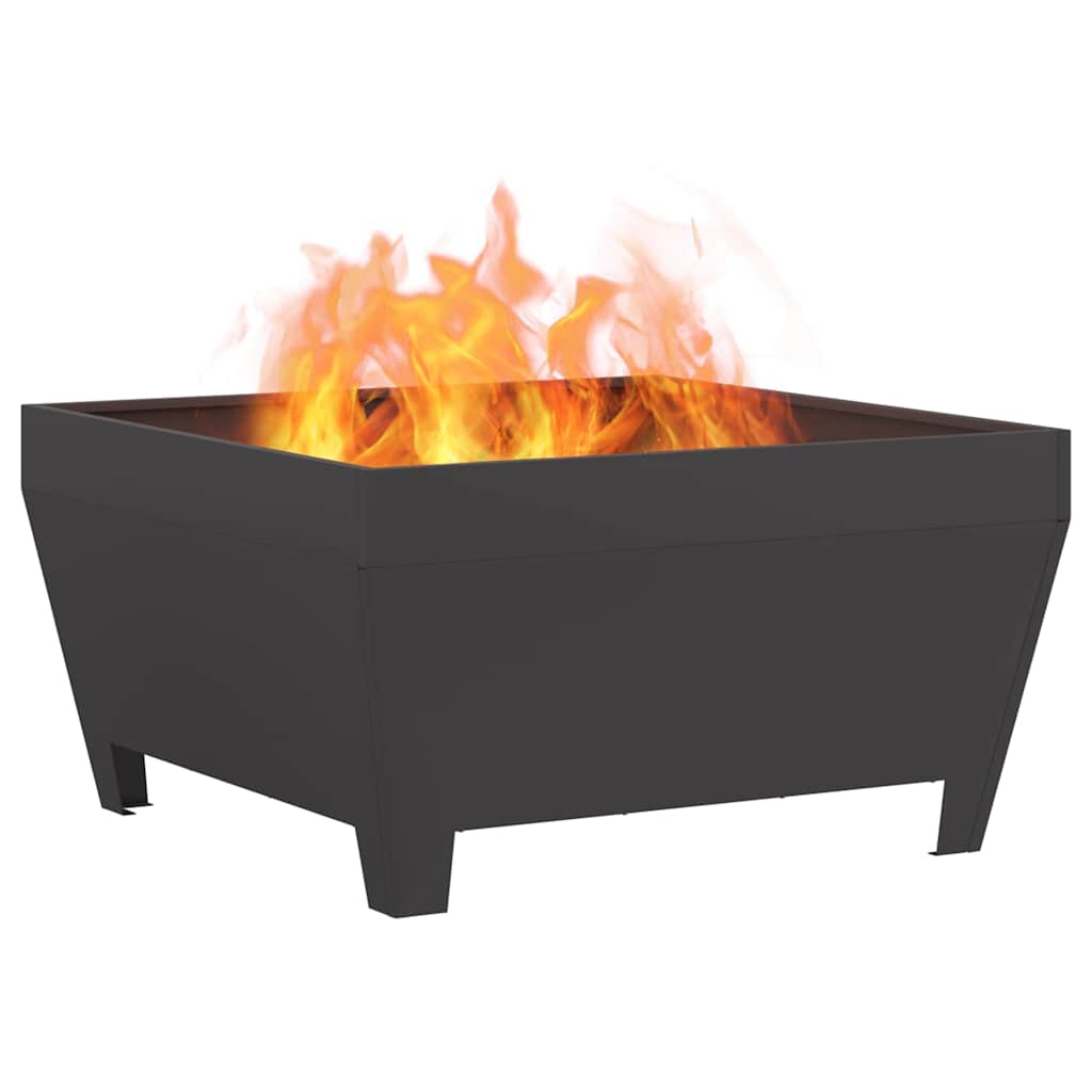 Feuerstelle Schwarz Stahl
