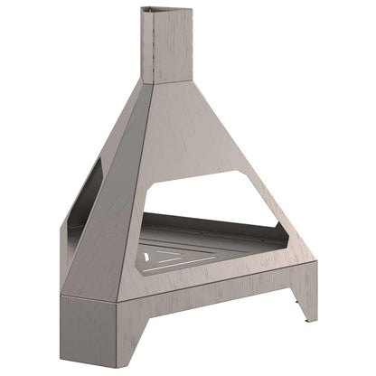 Feuerstelle Braun 50 X 43 X 52 Cm Wetterfeststahl