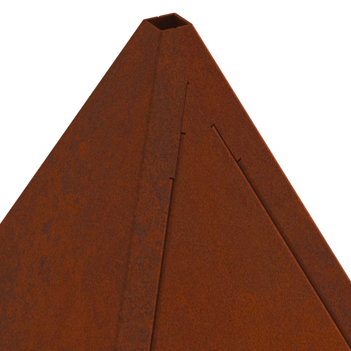 Feuerstelle Braun 50 X 50 X 51 Cm Wetterfeststahl