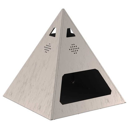 Feuerstelle Braun 50 X 50 X 51 Cm Wetterfeststahl