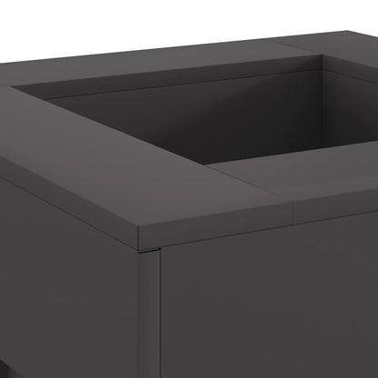 Feuerstelle Schwarz Stahl