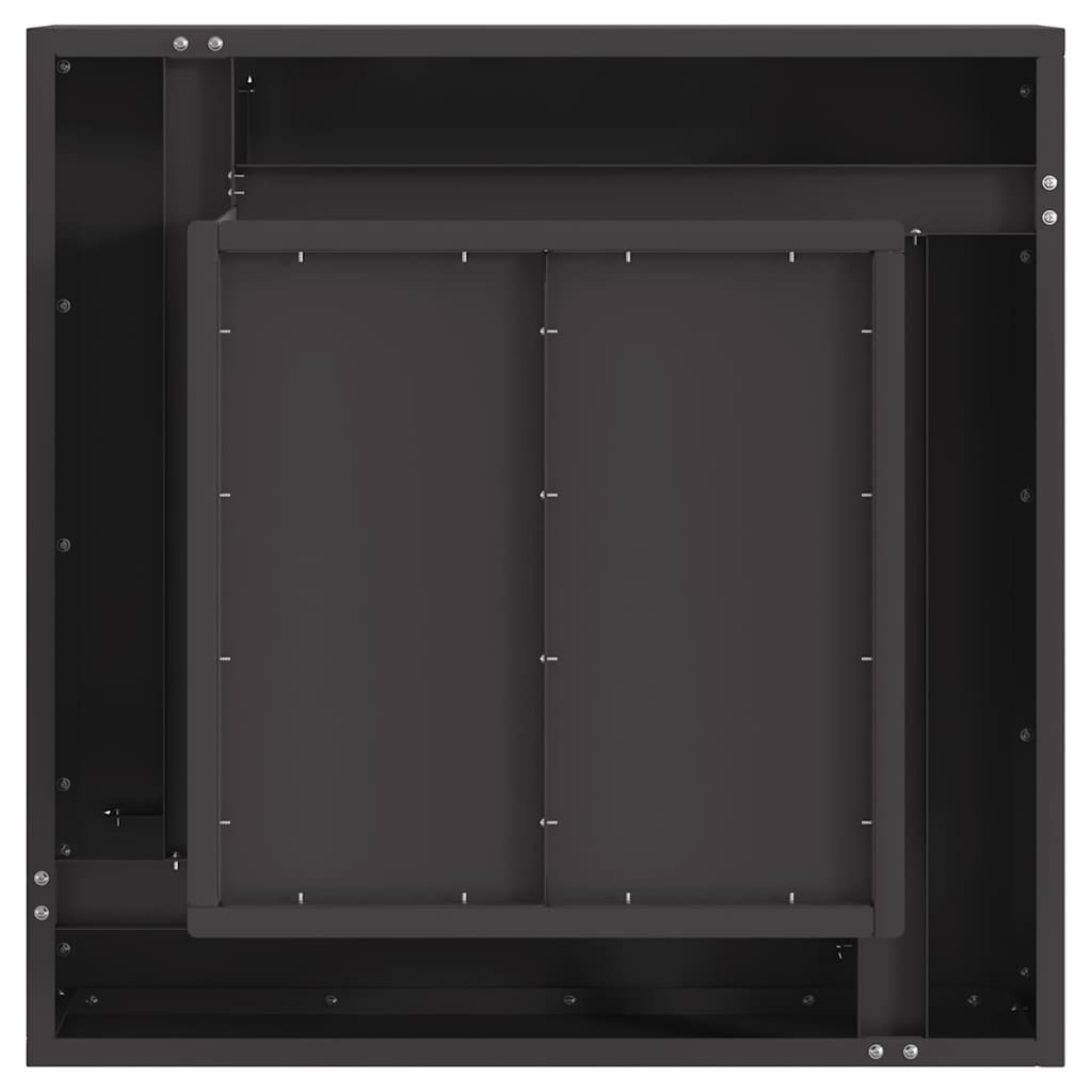 Feuerstelle Schwarz Stahl