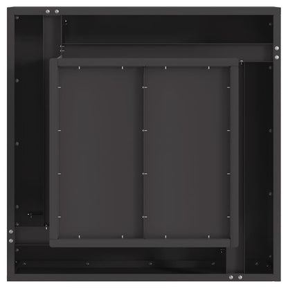 Feuerstelle Schwarz Stahl