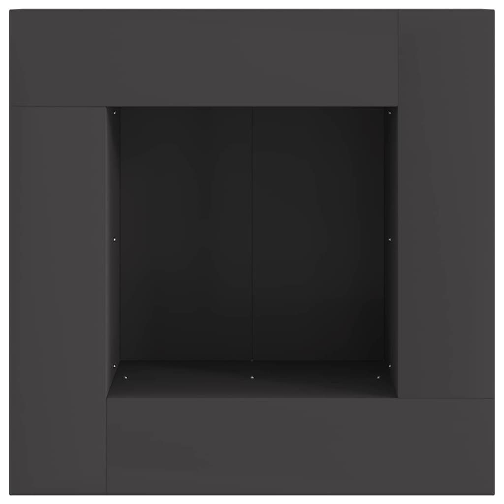 Feuerstelle Schwarz Stahl