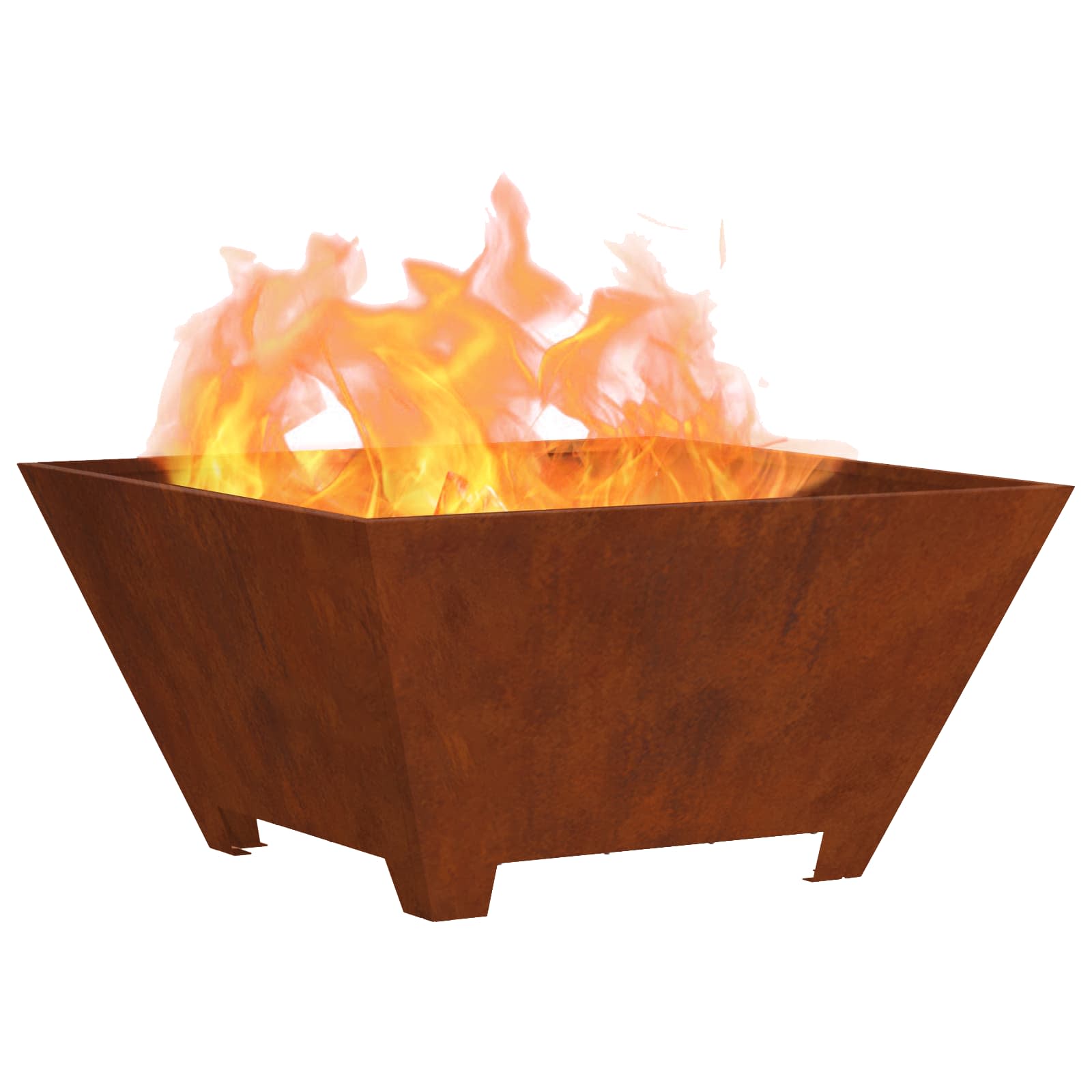 Feuerstelle Braun Wetterfeststahl